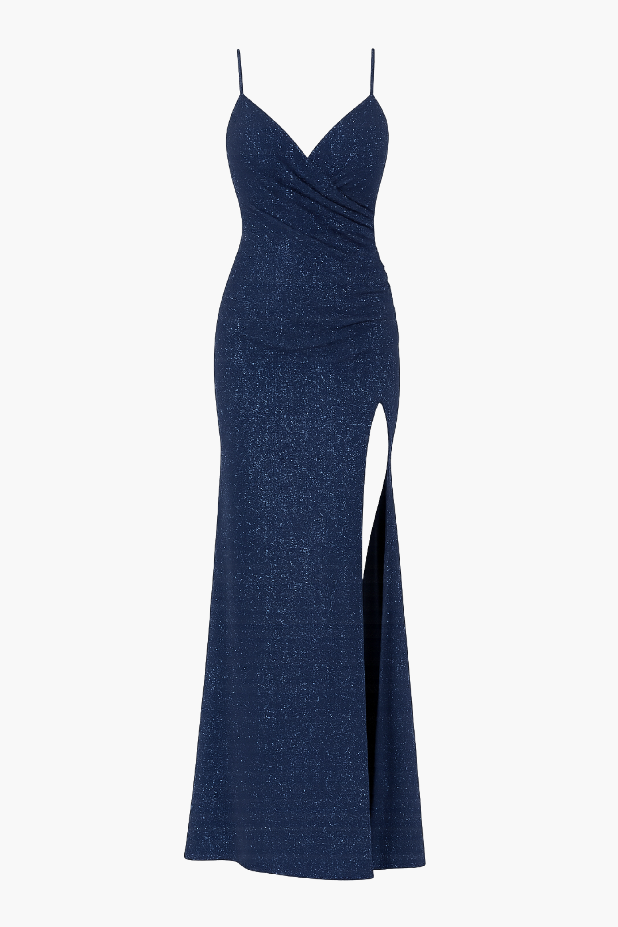 Alena High Slit Glitter Maxi Dress