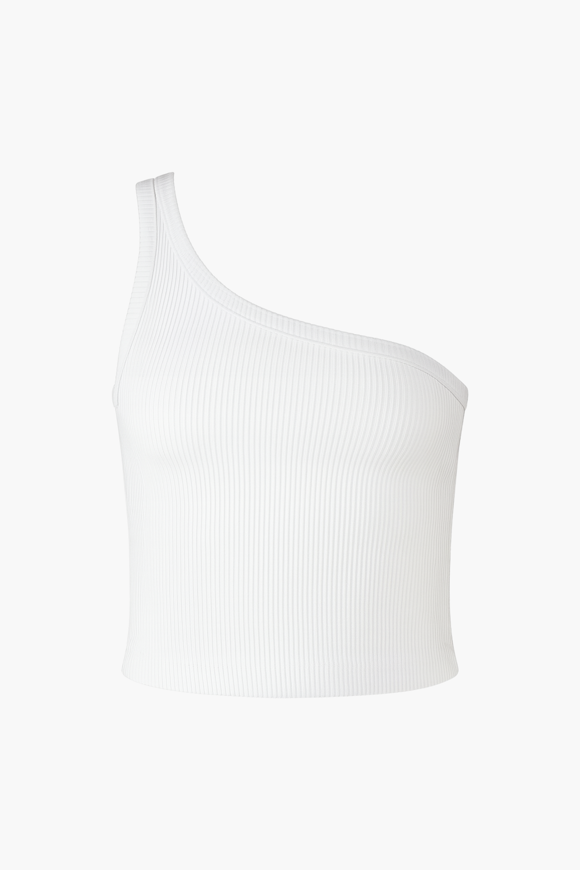 Nikibiki Ribbed One Shoulder Crop Top