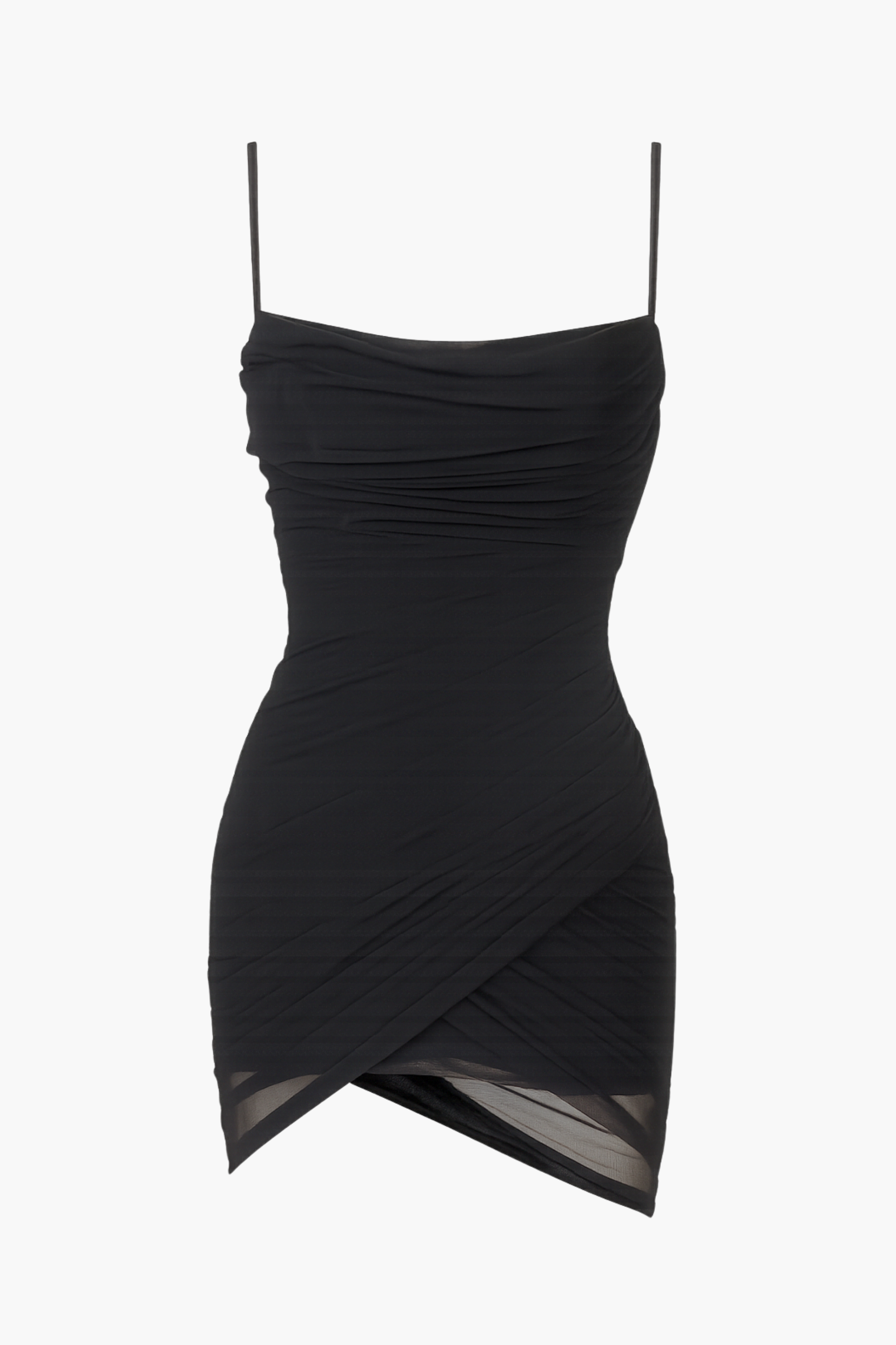 Blakely Tulip Bottom Mesh Mini Dress