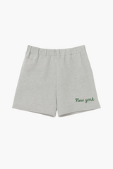 Coastline Embroidered New York Sweatshorts