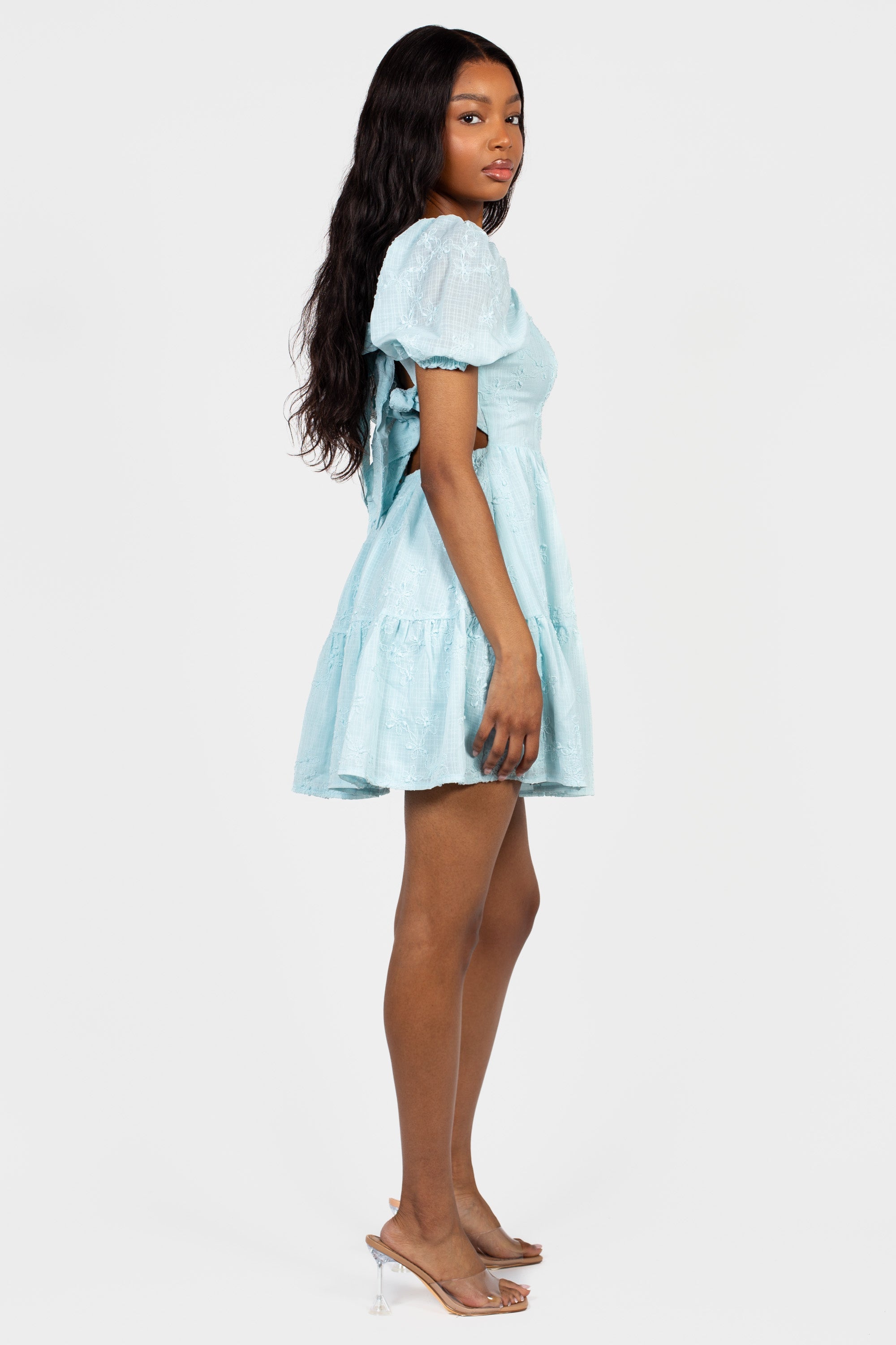 Lulu Embroidered Mini Dress