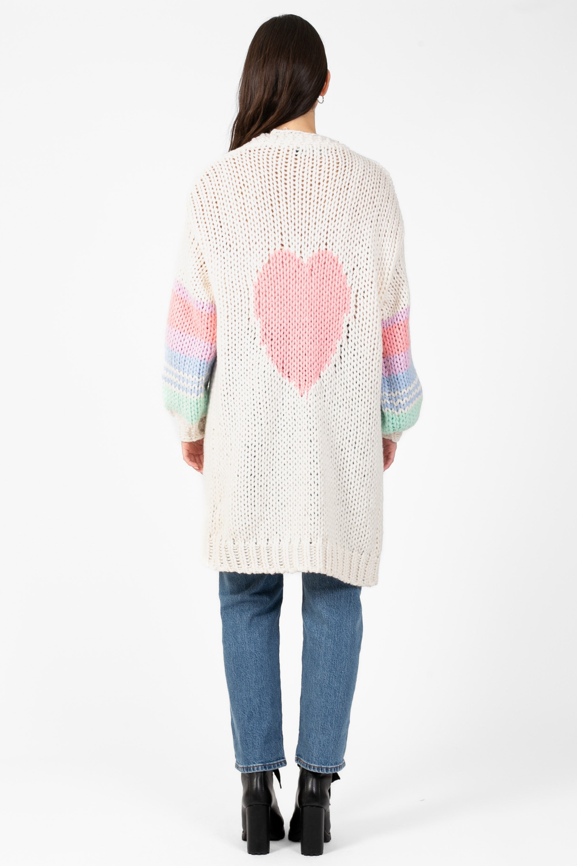 Lyla + Luxe® Shiloh Heart Cardigan