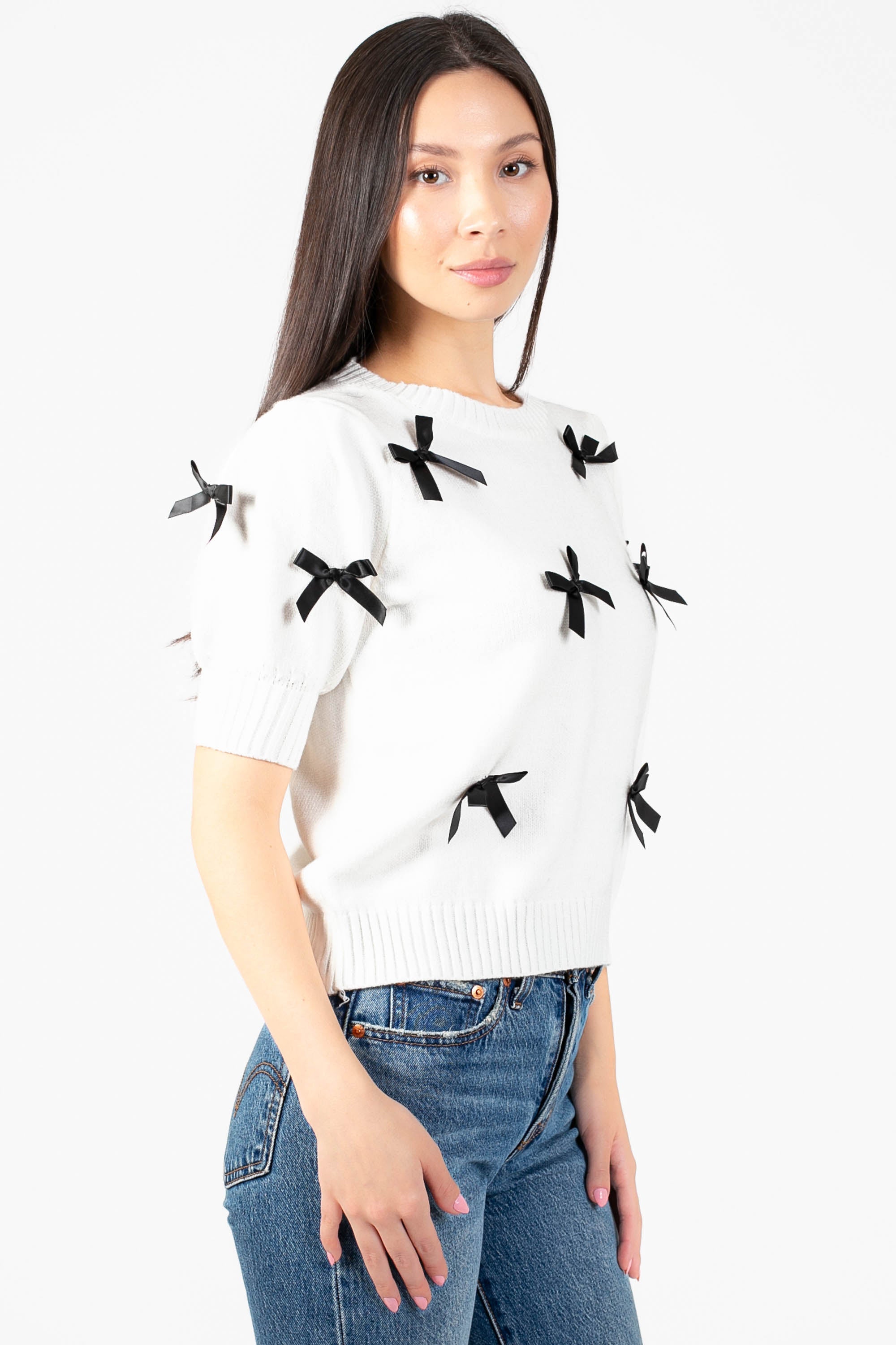 Lois Mini Bow Sweater