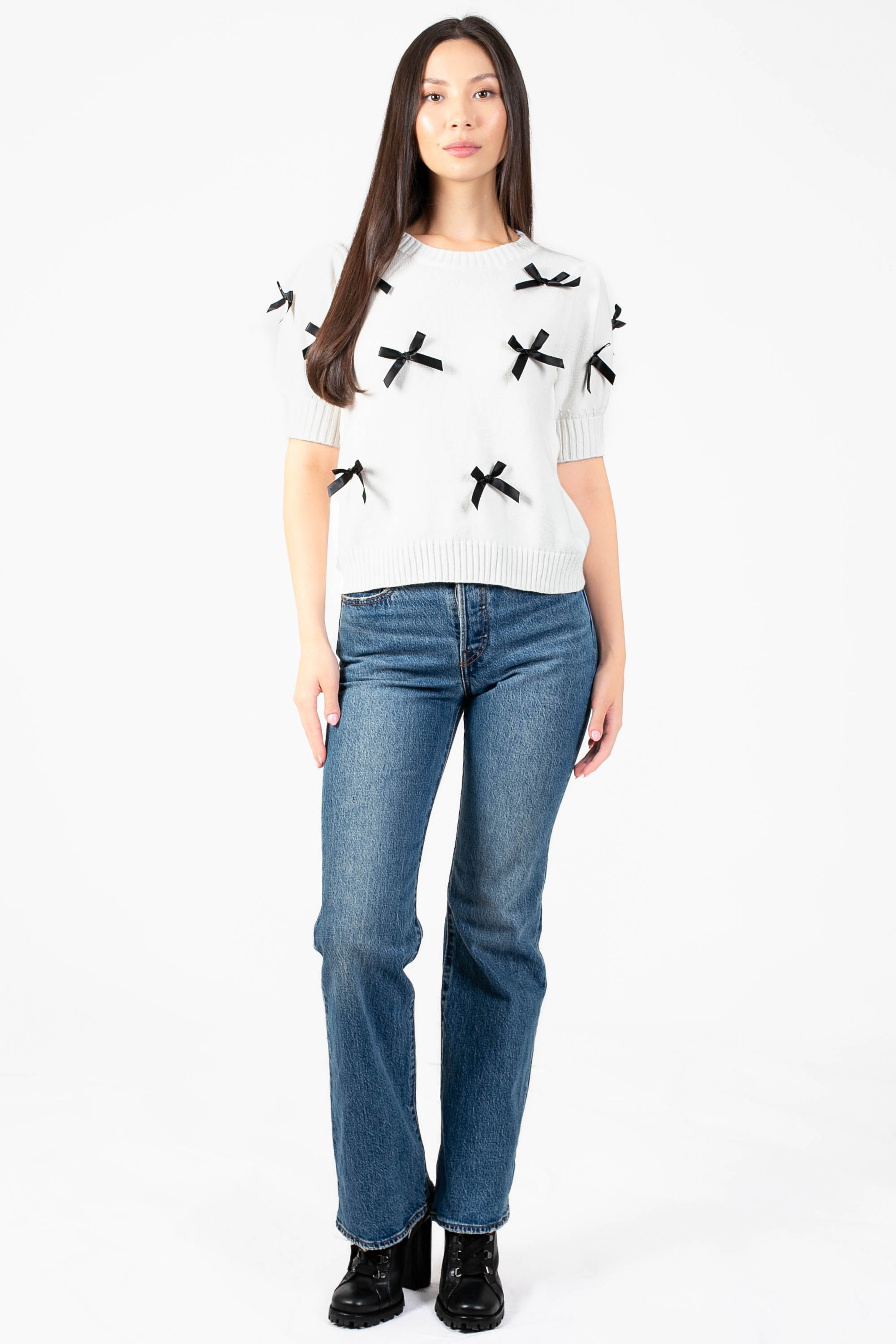 Lois Mini Bow Sweater
