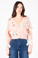 Helena Bow Knit Cardigan