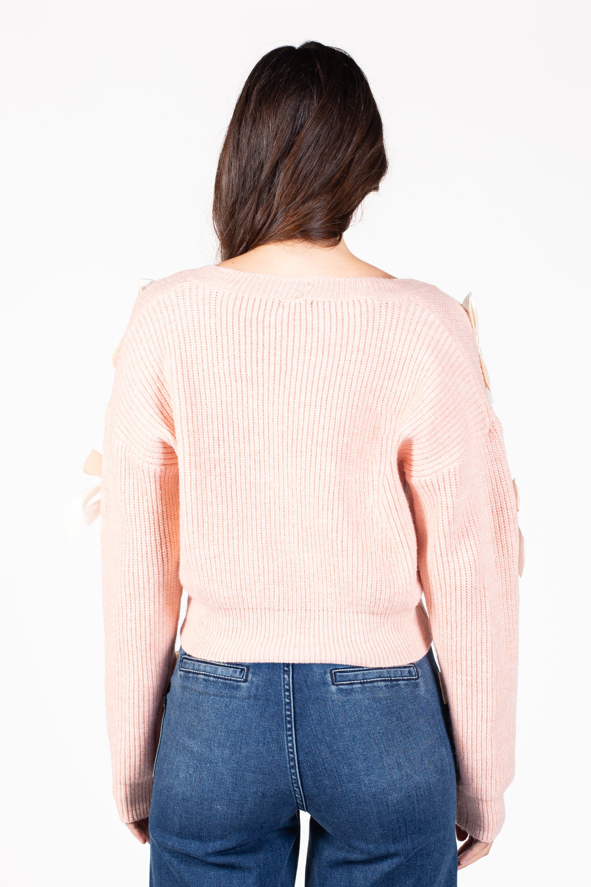 Helena Bow Knit Cardigan