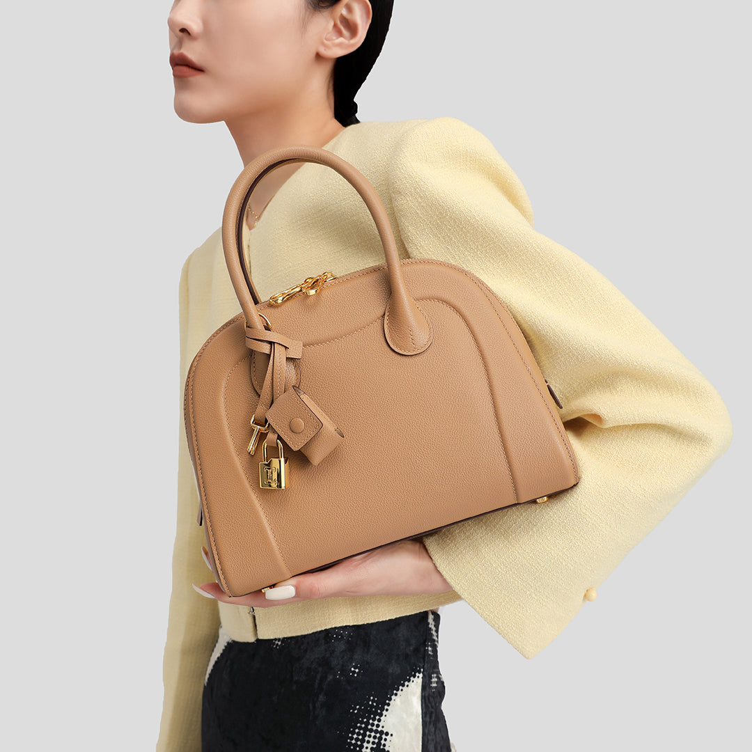 Handmade Leather Shell Tote Bags