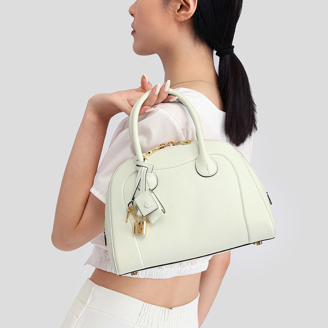 Handmade Leather Shell Tote Bags