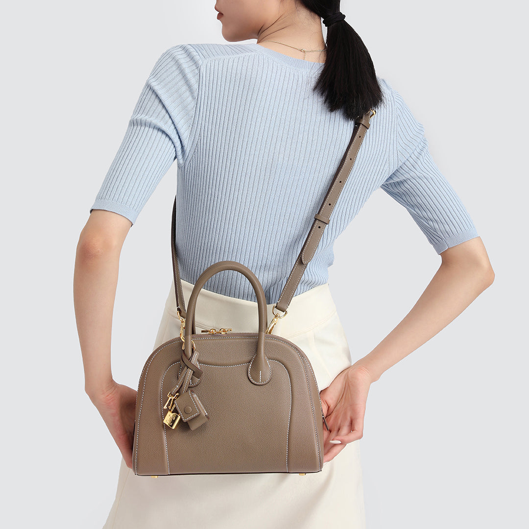 Handmade Leather Shell Tote Bags