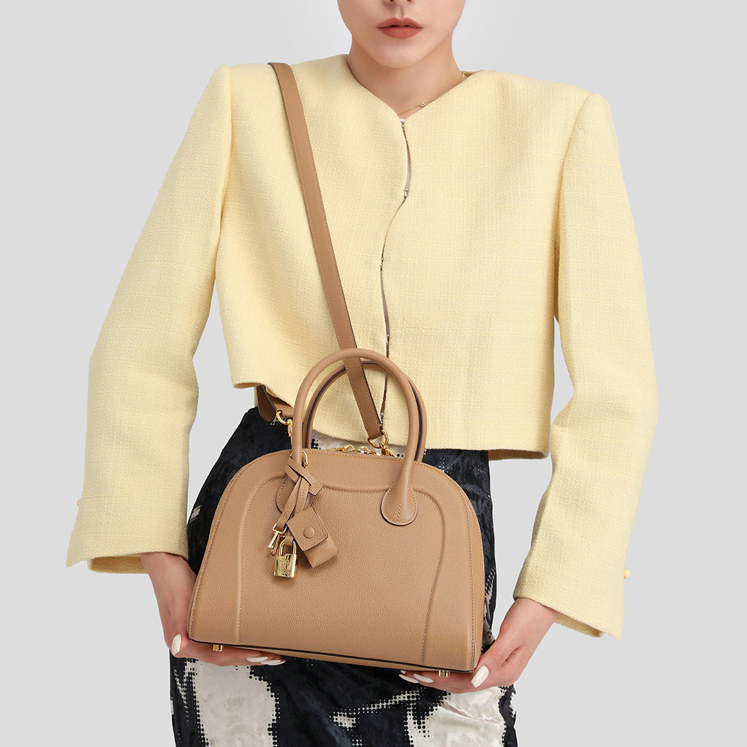 Handmade Leather Shell Tote Bags
