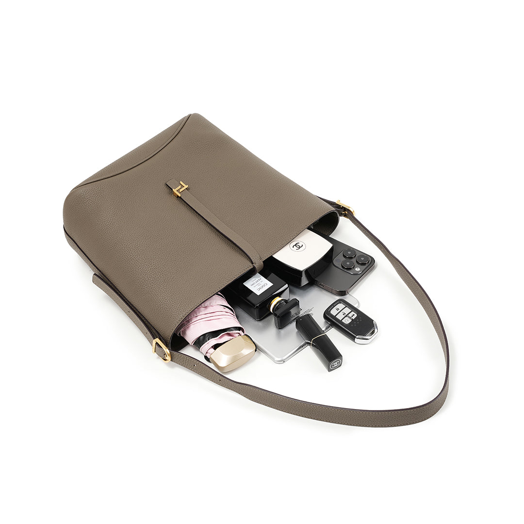Handmade Leather Bucket Bag