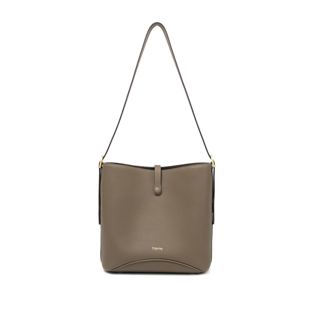 Handmade Leather Bucket Bag