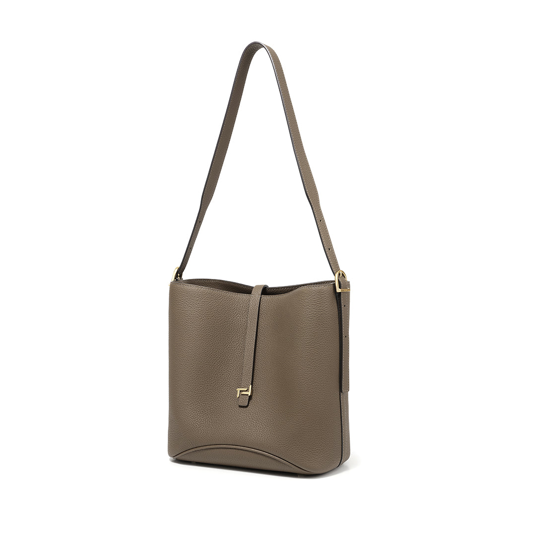 Handmade Leather Bucket Bag