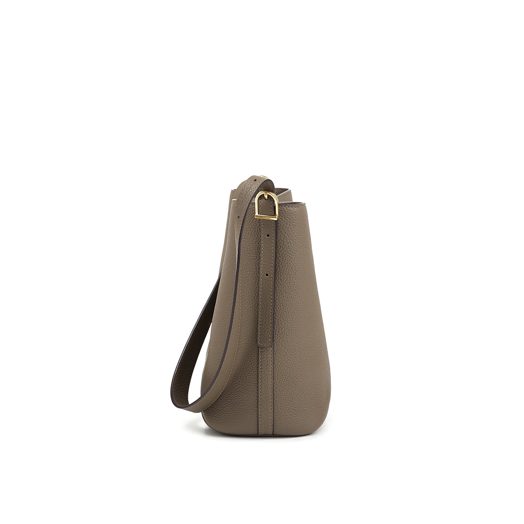 Handmade Leather Bucket Bag