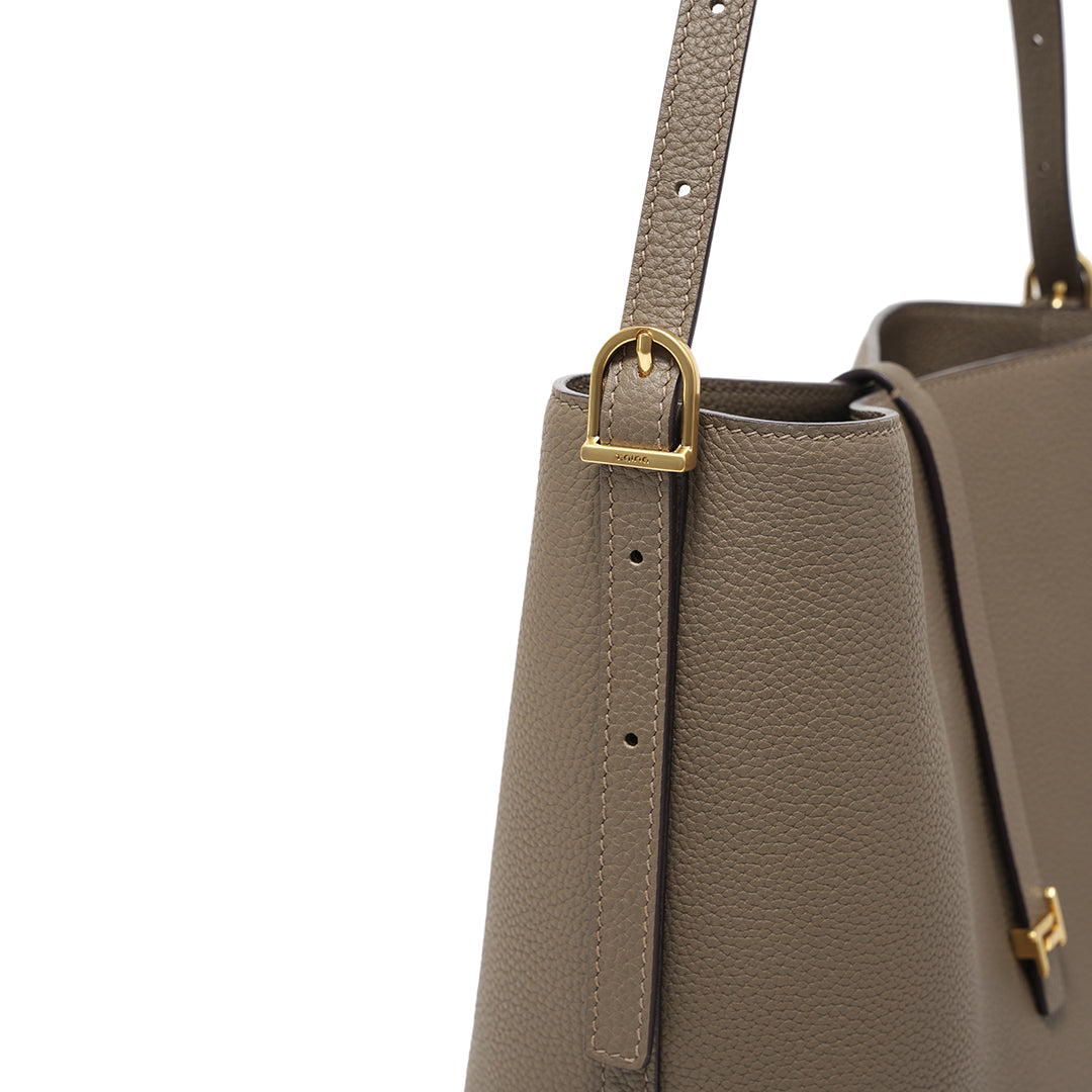 Handmade Leather Bucket Bag