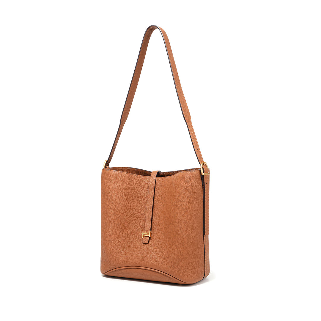 Handmade Leather Bucket Bag