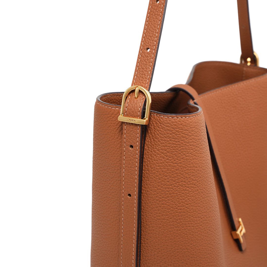 Handmade Leather Bucket Bag
