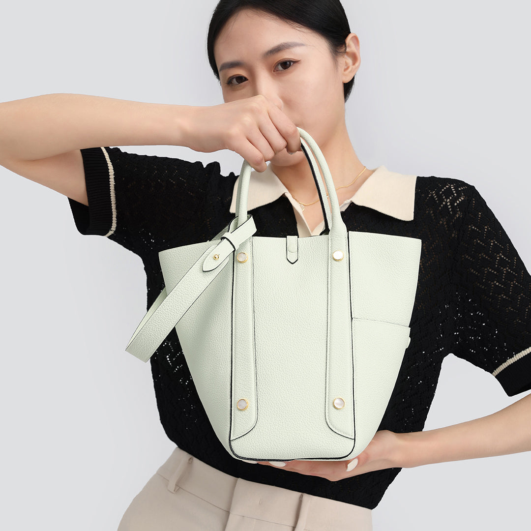 Handmade Leather Tote Bag (Special Colors)
