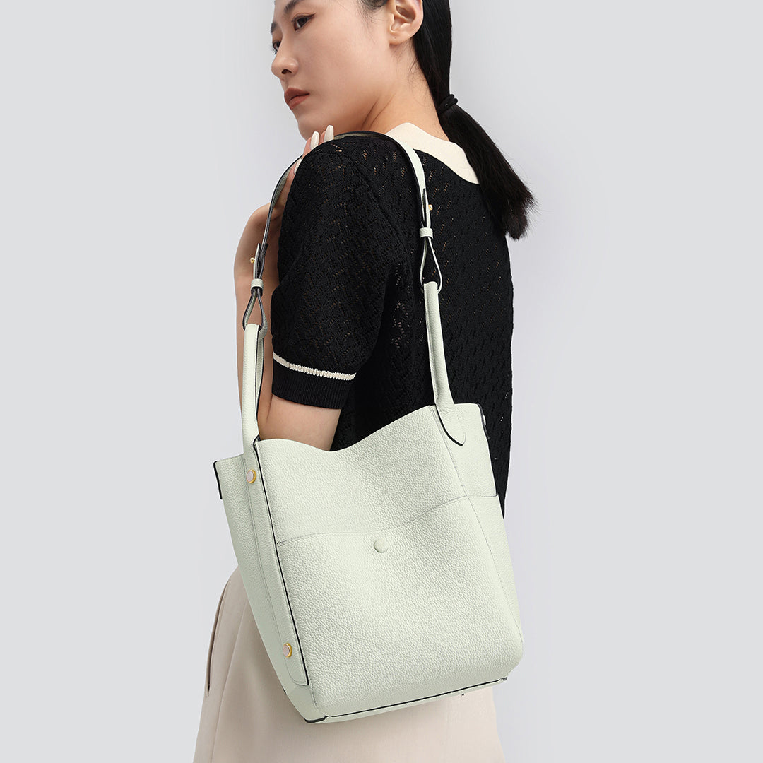 Handmade Leather Tote Bag (Special Colors)