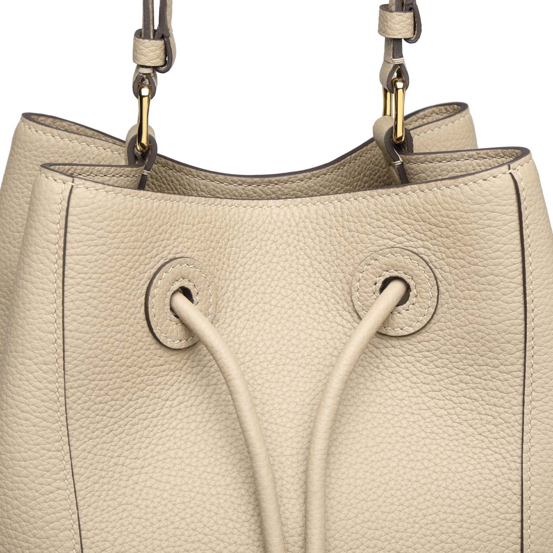 Handmade Leather Shoulder Bucket Bag