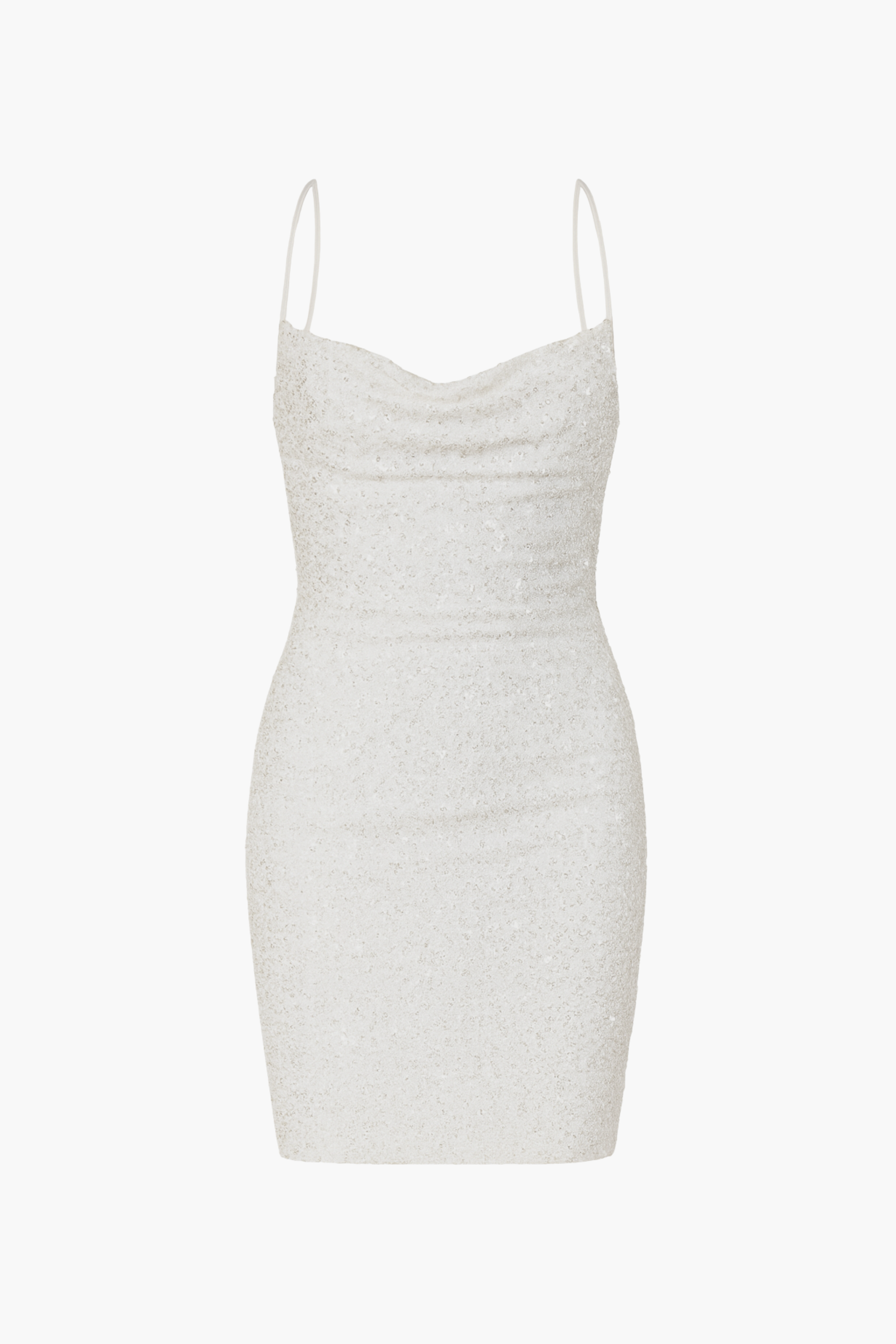 Romee Mesh Beaded Mini Dress