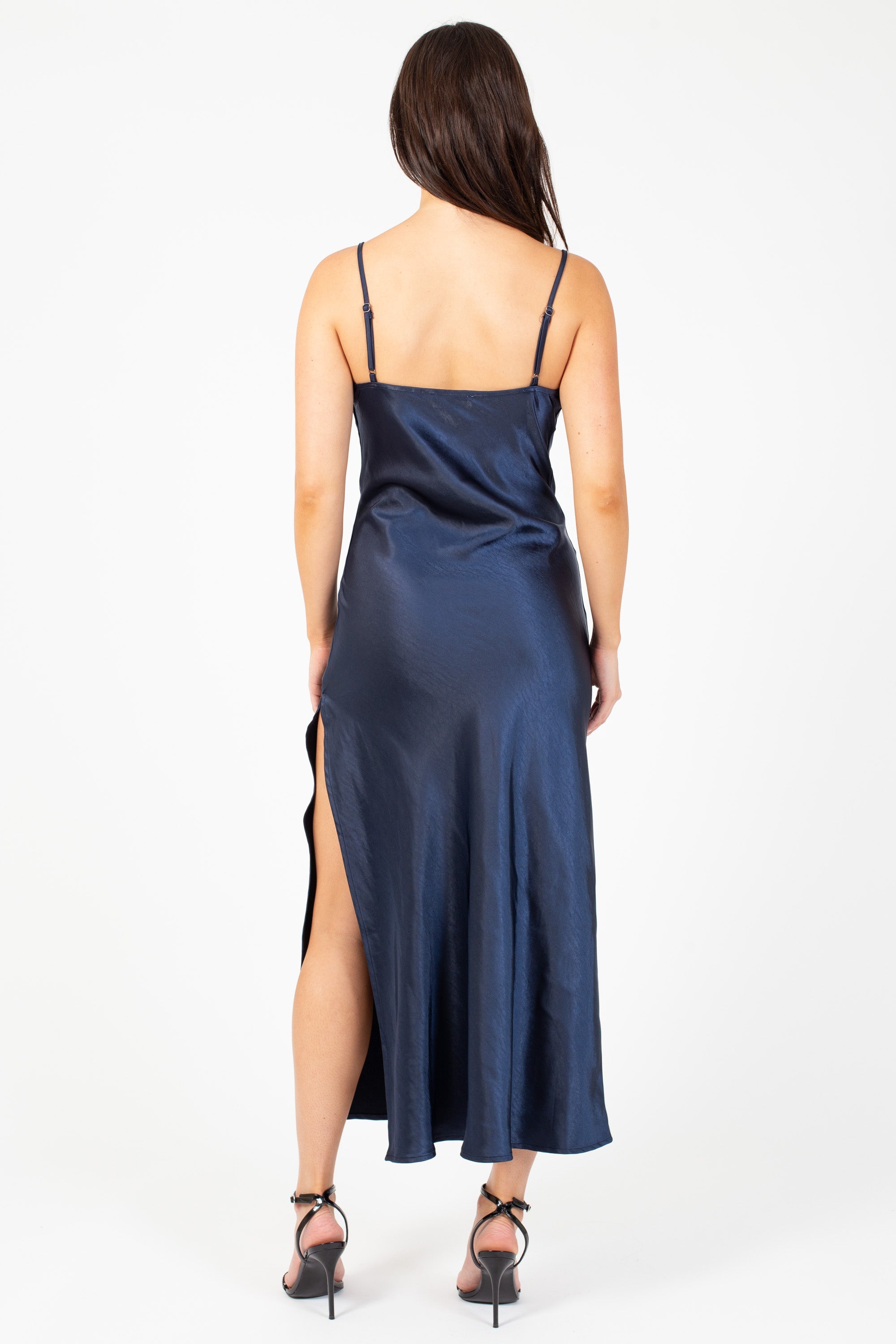 Jillian Side Slit Midi Dress